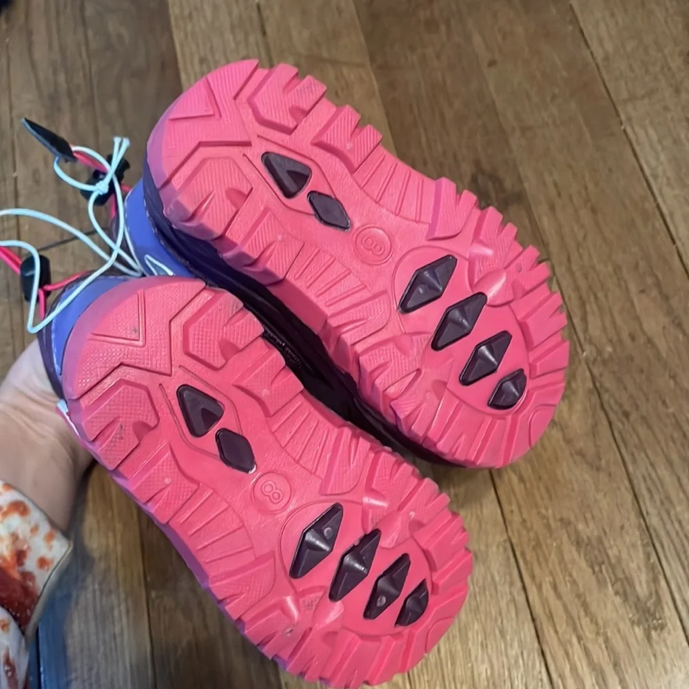 NWOT Zella Purple and pink snow boots for toddler